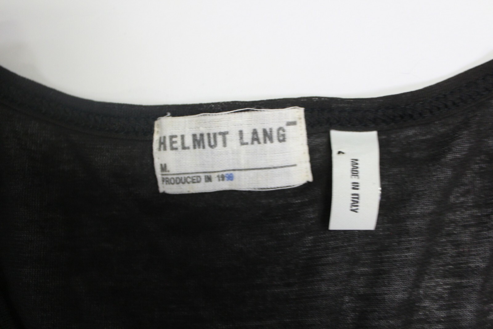 HELMUT LANG BLACK TEE WITH SLIT SLEEVE   (RARE 1999 COLLECTORS EDITION ) image 7