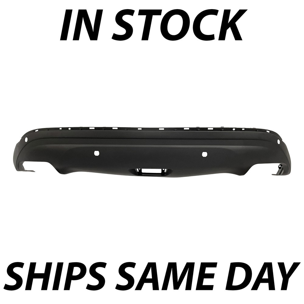 Textured Black Rear Bumper Cover for 2019-2024 Nissan Murano with Parking Sensors
