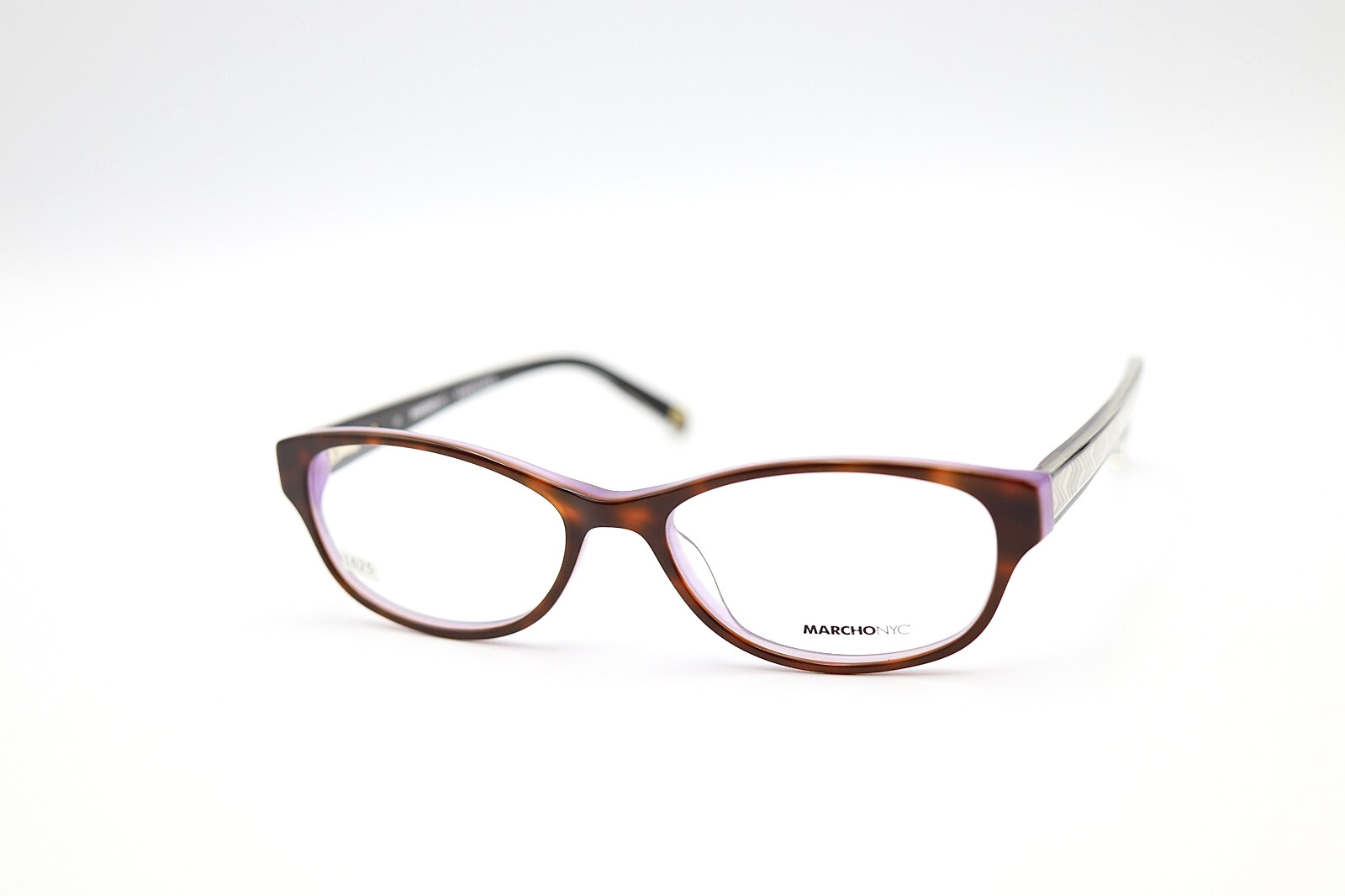 MARCHON NYC TRIBECA 215 Brown Tortoise on Purple 50-16-135 Frame Flex Hinge L625