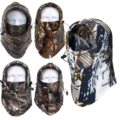 Windproof Thermal Neck Fleece Balaclava Ski Full Face Mask For Men Women US - Picture 2 of 42