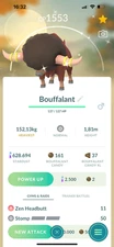 Shiny Bouffalant | Mini P T C 100K Stardust