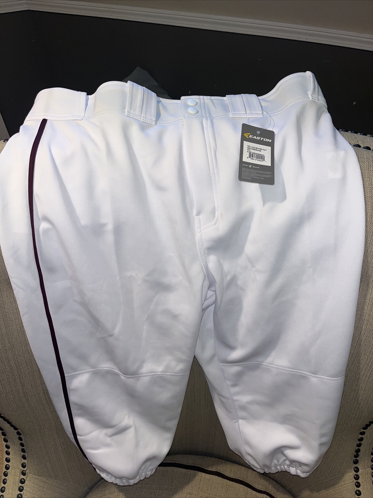 Easton Pro + Knicker Style Adult Men's Piped Braided Baseball Pants A167105 XXL