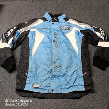 Choko Jacket Youth 18 Blue Fleece Lined Racing HR3 Hot Rider