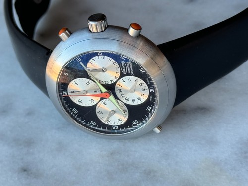 Orologio Ikepod Hemipode Cronometro Automatico H01 Uomo 44mm Svizzera Edizione Limitata - Foto 13 di 14