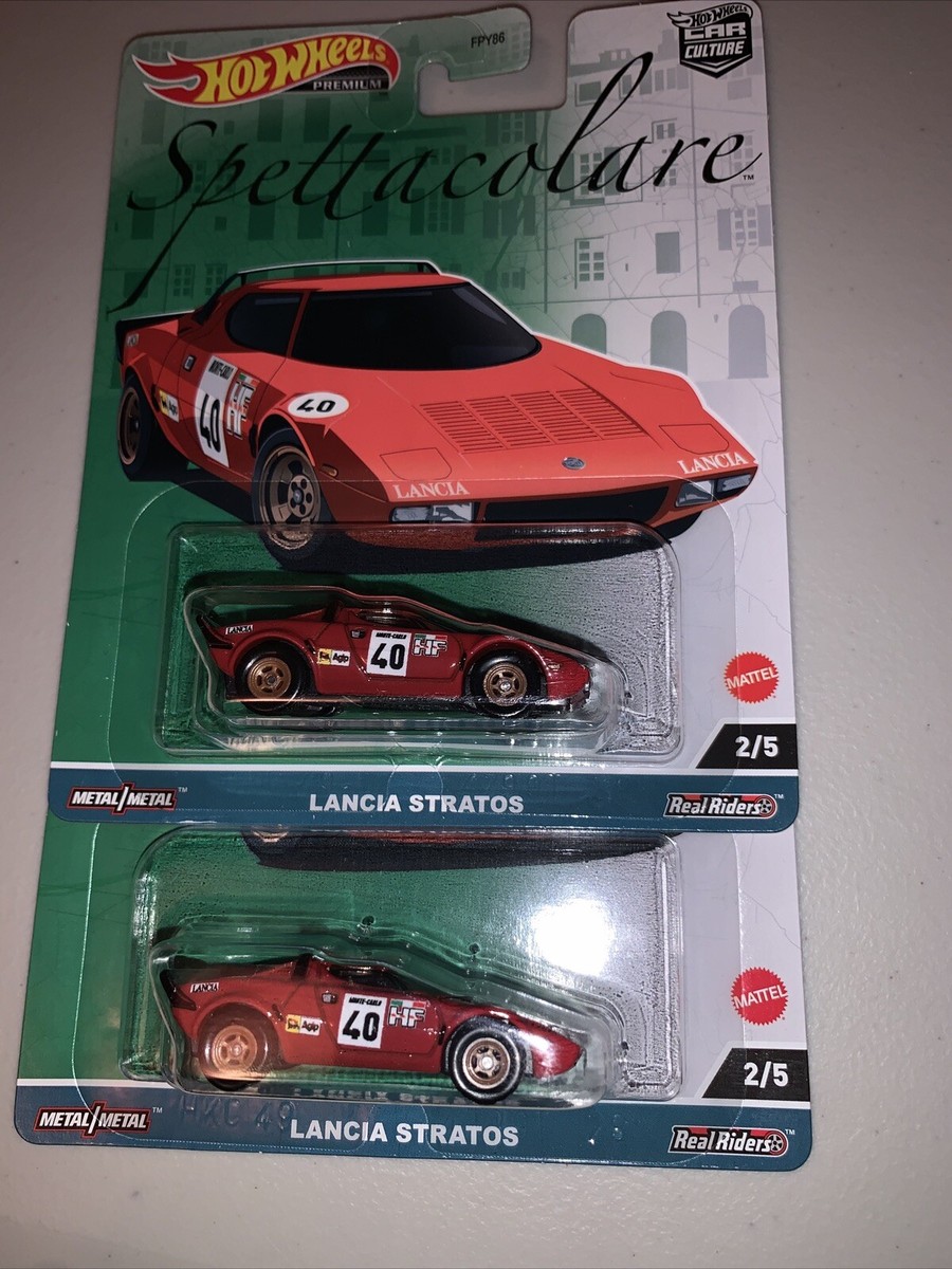 Hot Wheels Premium Car Culture - Lancia Stratos (Red) 2/5 - 1:64 Scale Diecast Model Car