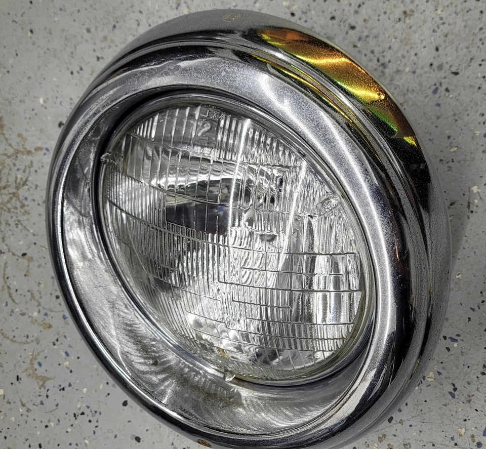 Faro pontón cromado bisel ts mercedes-benz w180 220s 220a Foto 4 de 4