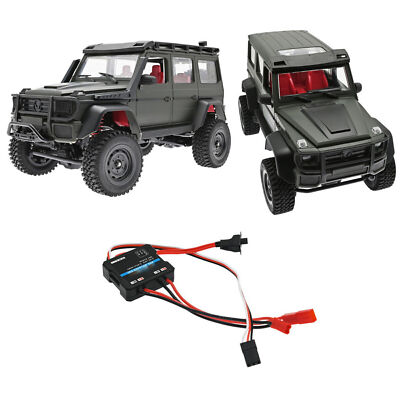 Brushed ESC One-way/Two-way/Climbing Mode for 1/18  1/24 1/16 RC Car Accessory