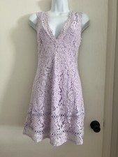 LULUS lined lace women’s  Light Purple dress Size S