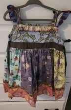 Matilda Jane Girls Size 4 Character Counts Broadway Knot Dress Tunic Houses EUC.