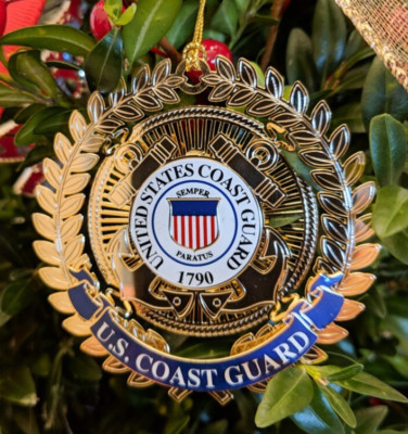 ChemArt United States Coast Guard Logo Ornament New in Box