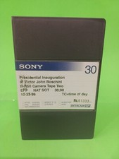 Beta Betamax Tape Video Movie 1999 Presidential Inauguration RARE