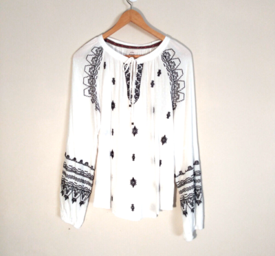 knox rose peasant top