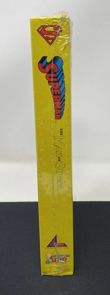 VTG NEW NOS SEALED Superman Commodore 64 C64 DC Comics 1989 *READ: Seal Wear* - Image 4 of 4