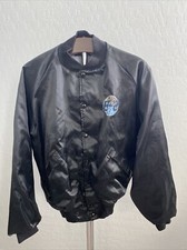 VTG Dunbrooke Pla-Jac B-2 Stealth Bomber Jacket Black Size Large Made In USA