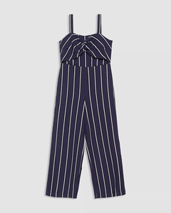 bardot striped jumpsuit