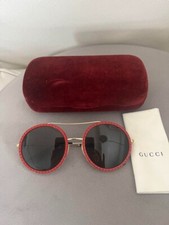 gucci sunglasses gold studs Case redstone Accessories Eyewear glasses 12
