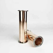 2" Copper Tri-Clamp Spool Tube 51mm OD64mm 2mm Thick Distillation Tri Clover