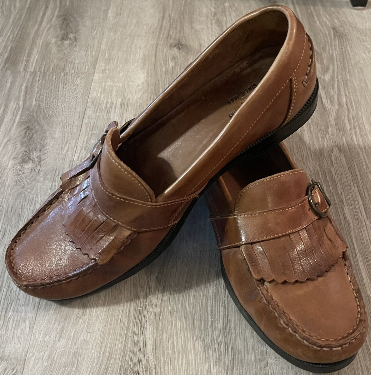 Leather Duckhead Shoes Loafers Men