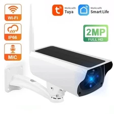 Solar Powered Security Energy Camera Wireless WiFi IP Home CCTV HD Outdoor 1080P