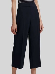 flat front wide leg pants