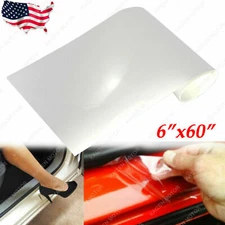 6'' x 60" Clear Door Sill Edge Paint Protection Vinyl film Sheet Transparent