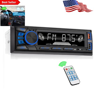High-Quality Stereo Car Audio System with 4 RCA Outputs and Quick Charge Port