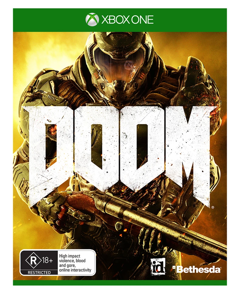 Doom Inc Artwork + Manual Xbox One/One S/One X/Series X Like New AU - Image 4 of 4