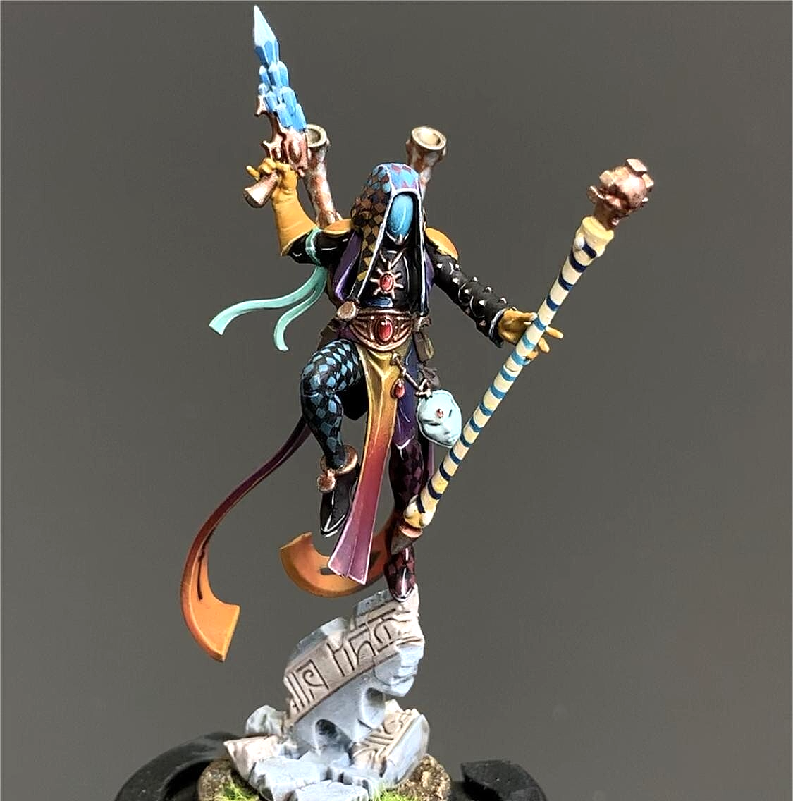 Warhammer 40K Harlequins Shadowseer Pro-Painted Xenos Armies