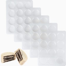 Cookie Chocolate Mold Set, 5 Trays, 12 Cylinders Each, Baking Craft