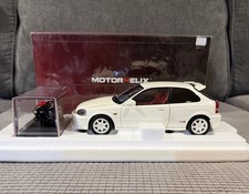 1/18 MotorHelix Honda Civic Type R(EK9)RHD Championship White Diecast Limited