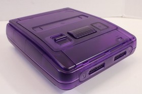 Nintendo Super Famicom Clear Purple Console Controller REGION FREE SNES & SFC #1