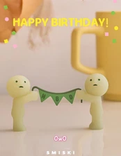 Authentic SMISKI Birthday Decorating Mini Figure Toy🎂