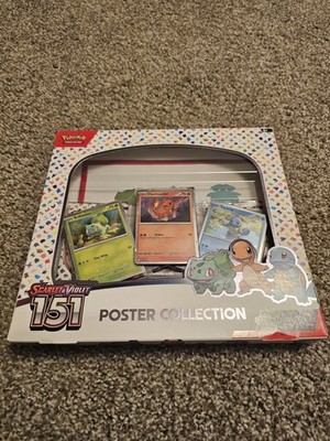 Scarlet & Violet 151 Poster Collection Factory Sealed Box Pokmon TCG | eBay Scarlet & Violet 151 Poster Collection Factory Sealed Box Pokmon TCG | eBay
