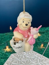 Lenox: Disney Winnie the Pooh Piglet A Honey of a Holiday 2001 Ornament