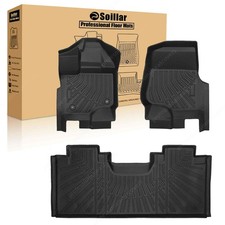 Tpe Floor Mats Liners For 2015-2025 Ford F-150 Super Cab Extended Cab Anti-slip