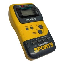 Sony Sports Walkman SRF- M70 FM/AM Radio With Belt Clip No Headphones