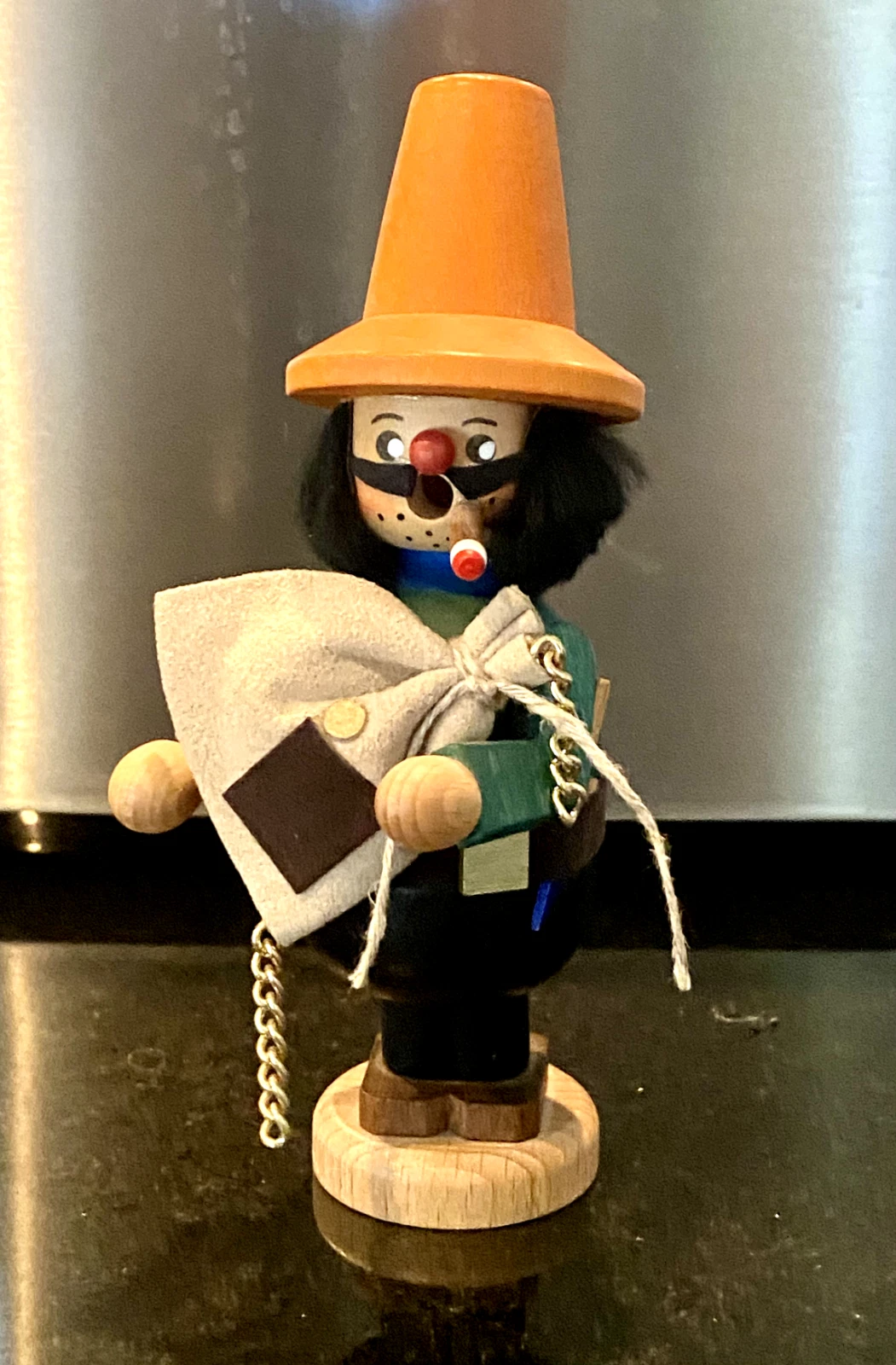 Vintage Nutcracker Smoker Erzgebirge Germany SMOKER Straco GmbH 6"