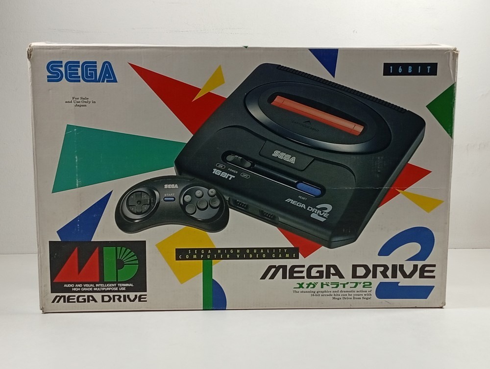 CONSOLE SEGA MEGADRIVE 2 NTSC-JAPAN (SANS NOTICE/BOITE ABIMEE - WITHOUT MANUAL/B