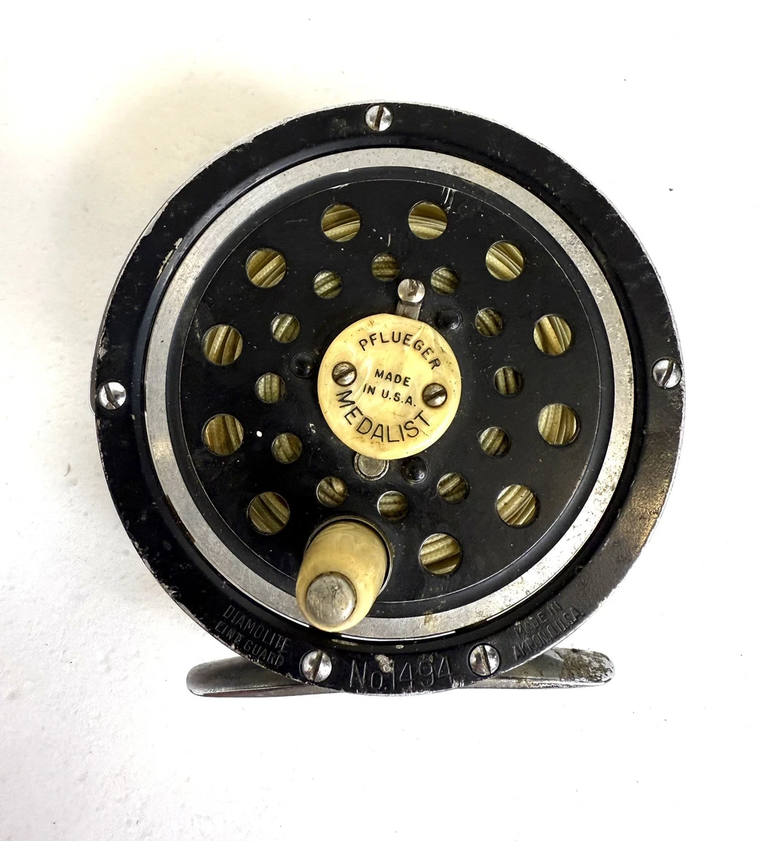 フルーガー メダリスト 1492 DA USA Vintage Pflueger Medalist 1492