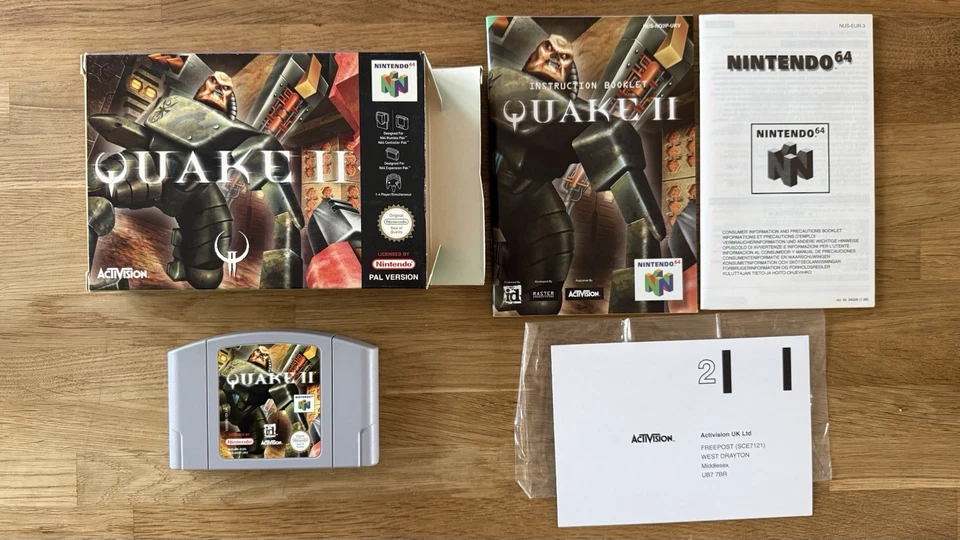 Quake II (English) - Nintendo 64 - N64 - OVP - CIB - Bild 2 von 4