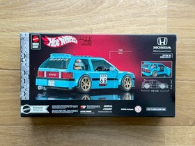 Mattel Brick Shop Hot Wheels Speed Series Custom '90 Honda Civic EF Building Set