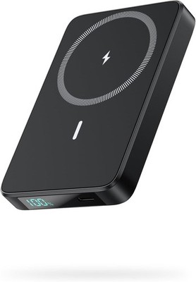 Magnetic Portable Charger 10800mah for Magsafe Battery Pack, 10800mah, Black
