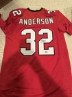 Jamal Anderson Atlanta Falcons Signed Football Jersey JSA COA Autographed Auto