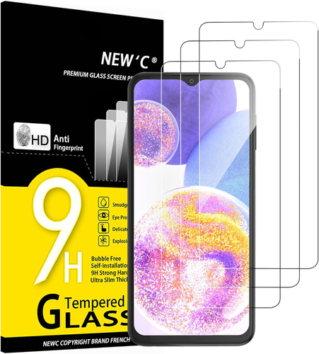 NEW'C 2 Pezzi, Vetro Temperato per Samsung Galaxy A5 2016 (SM-A510), Pellicola Prottetiva Anti Graffio, Anti-Impronte, Senza Bolle, Durezza 9H, 0 ,33mm Ultra Trasparente, Ultra Resistente