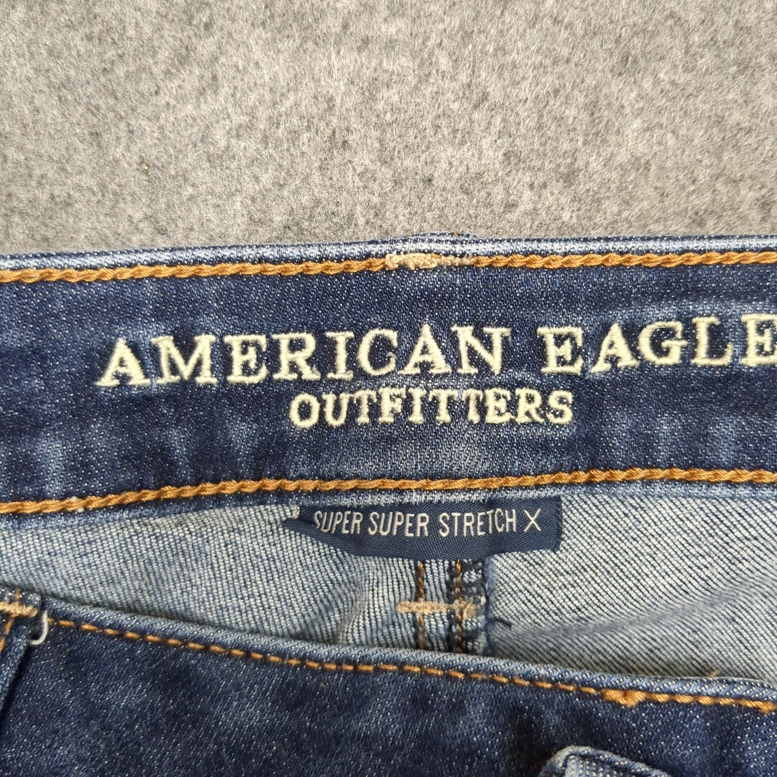 American Eagle Outfitters Jeans Womens Size 16 Regular Blue Denim Straight Leg