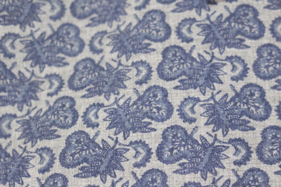 Paul Smith Jeans Blue Floral Print Shirt Long Sleeve Button Up Slim Fit Large - image 4 of 4