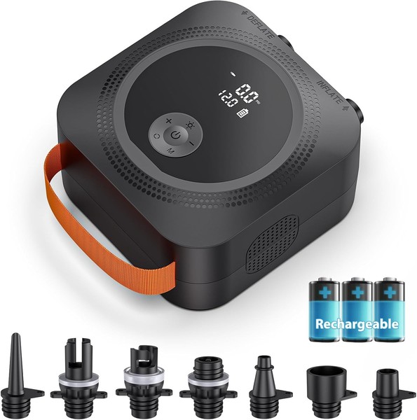 Elektrische Sup Pumpe 22 Psi Akku Hochdruck Wiederaufladbar FüR Kajak Zelt Boote-image