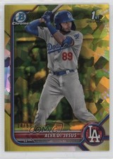 2022 Bowman Chrome Sapphire Edition Prospects Yellow 14/50 Alex De Jesus 0o48