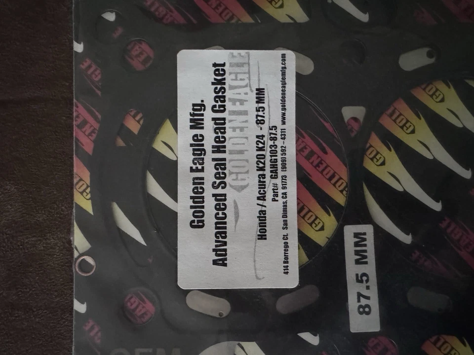 Junta de cabeza K20/24 Golden Eagle Advanced Seal 87,5 mm serie K Foto 3 de 3