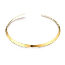 Women's Open Choker Necklace Stainless Steel Necklace Collar Jewelry Formal O...